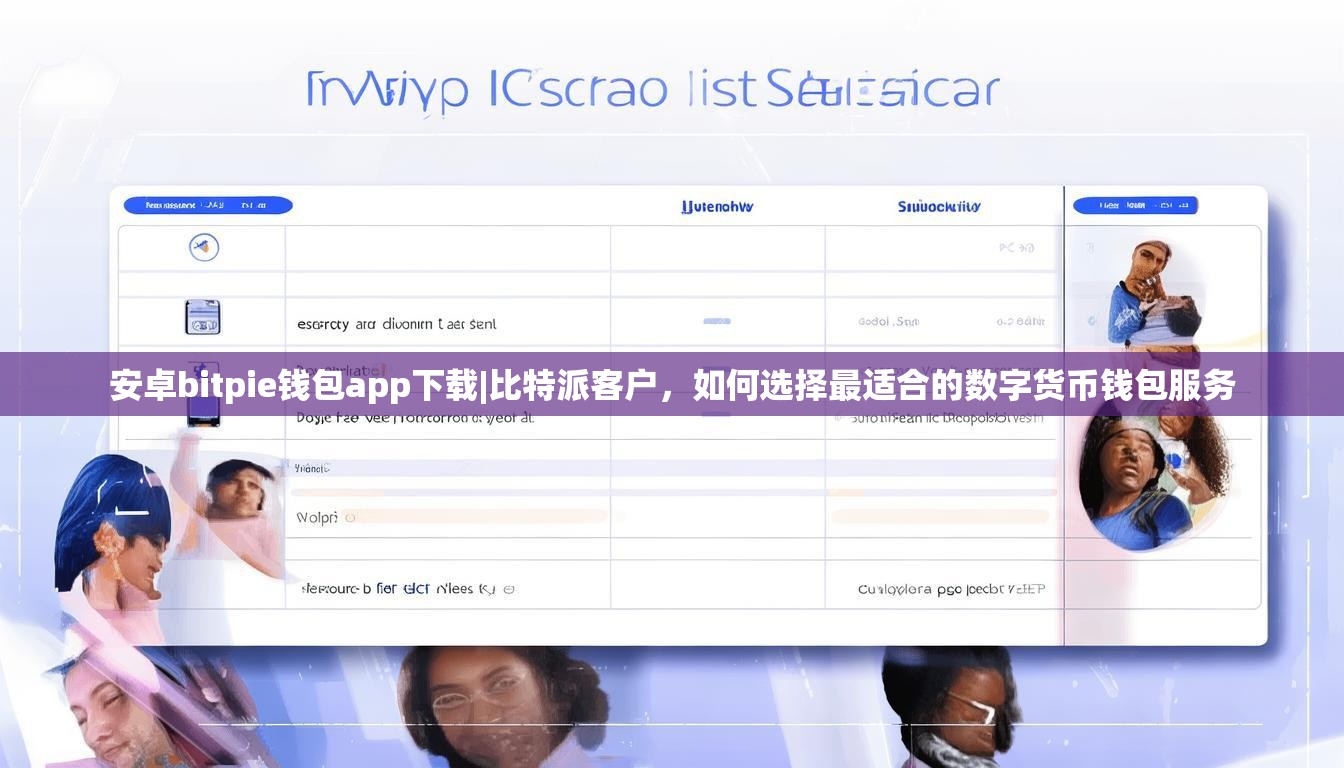 安卓bitpie钱包app下载|比特派客户，如何选择最适合的数字货币钱包服务