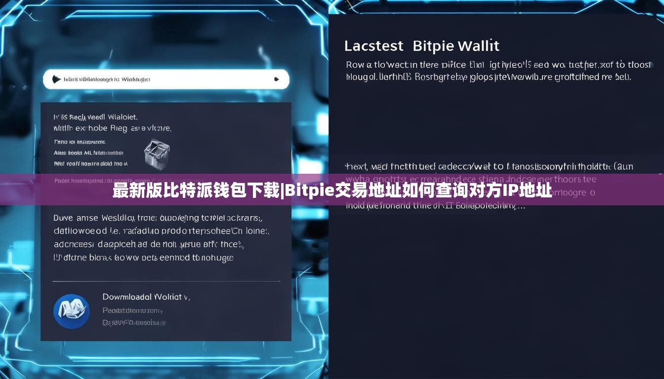 最新版比特派钱包下载|Bitpie交易地址如何查询对方IP地址