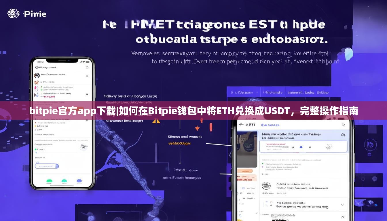 bitpie官方app下载|如何在Bitpie钱包中将ETH兑换成USDT，完整操作指南