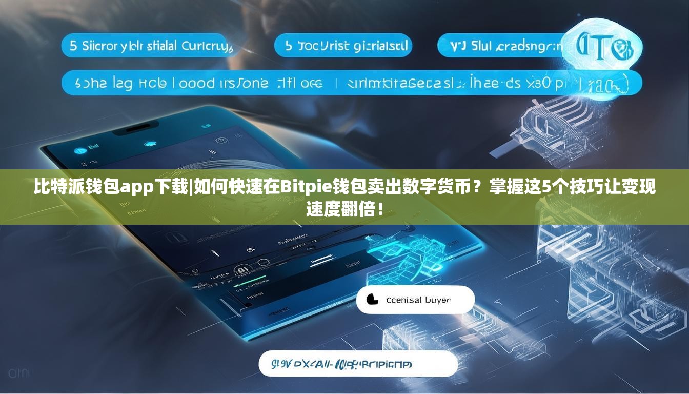 比特派钱包app下载|如何快速在Bitpie钱包卖出数字货币？掌握这5个技巧让变现速度翻倍！