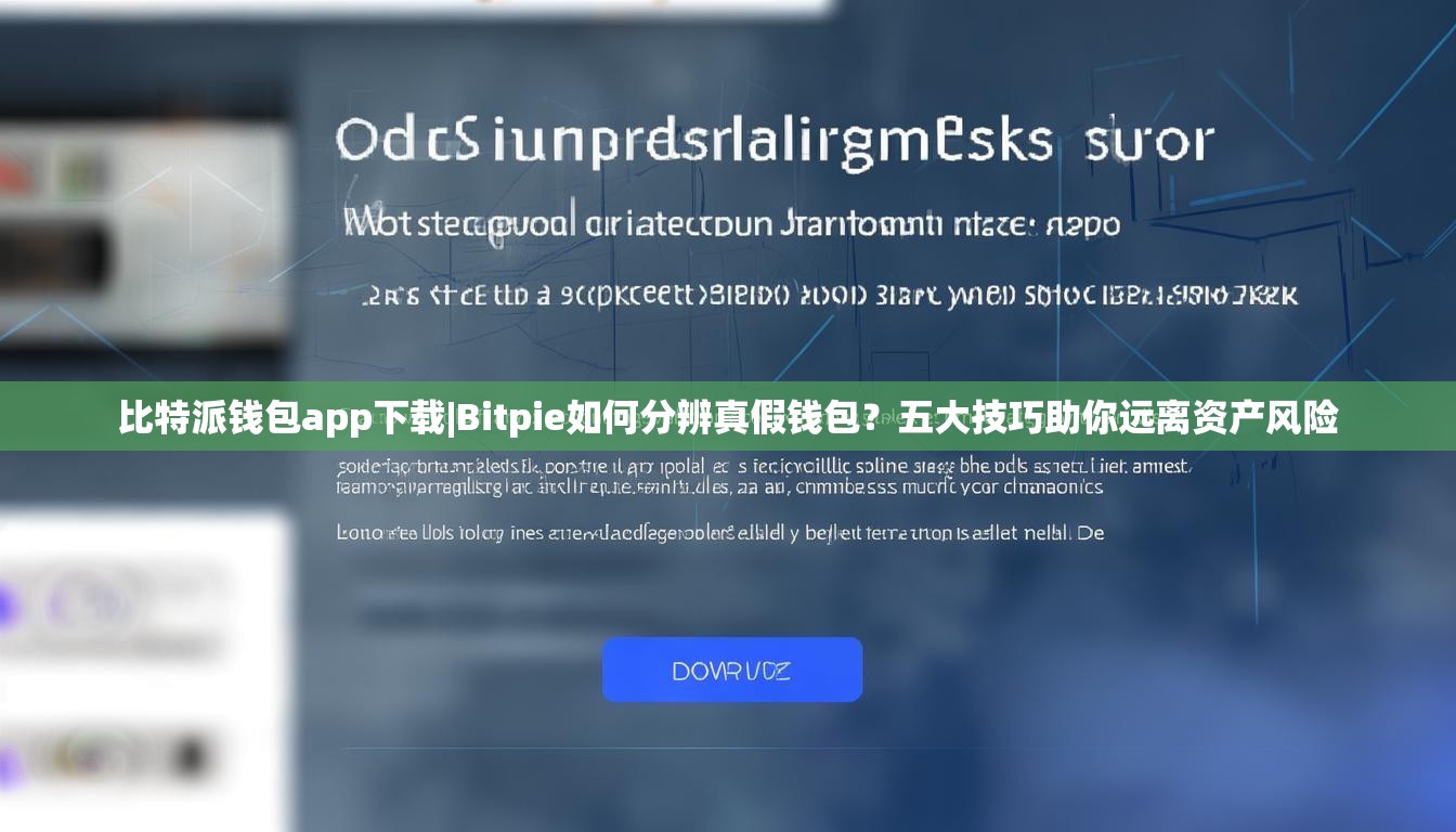 比特派钱包app下载|Bitpie如何分辨真假钱包？五大技巧助你远离资产风险