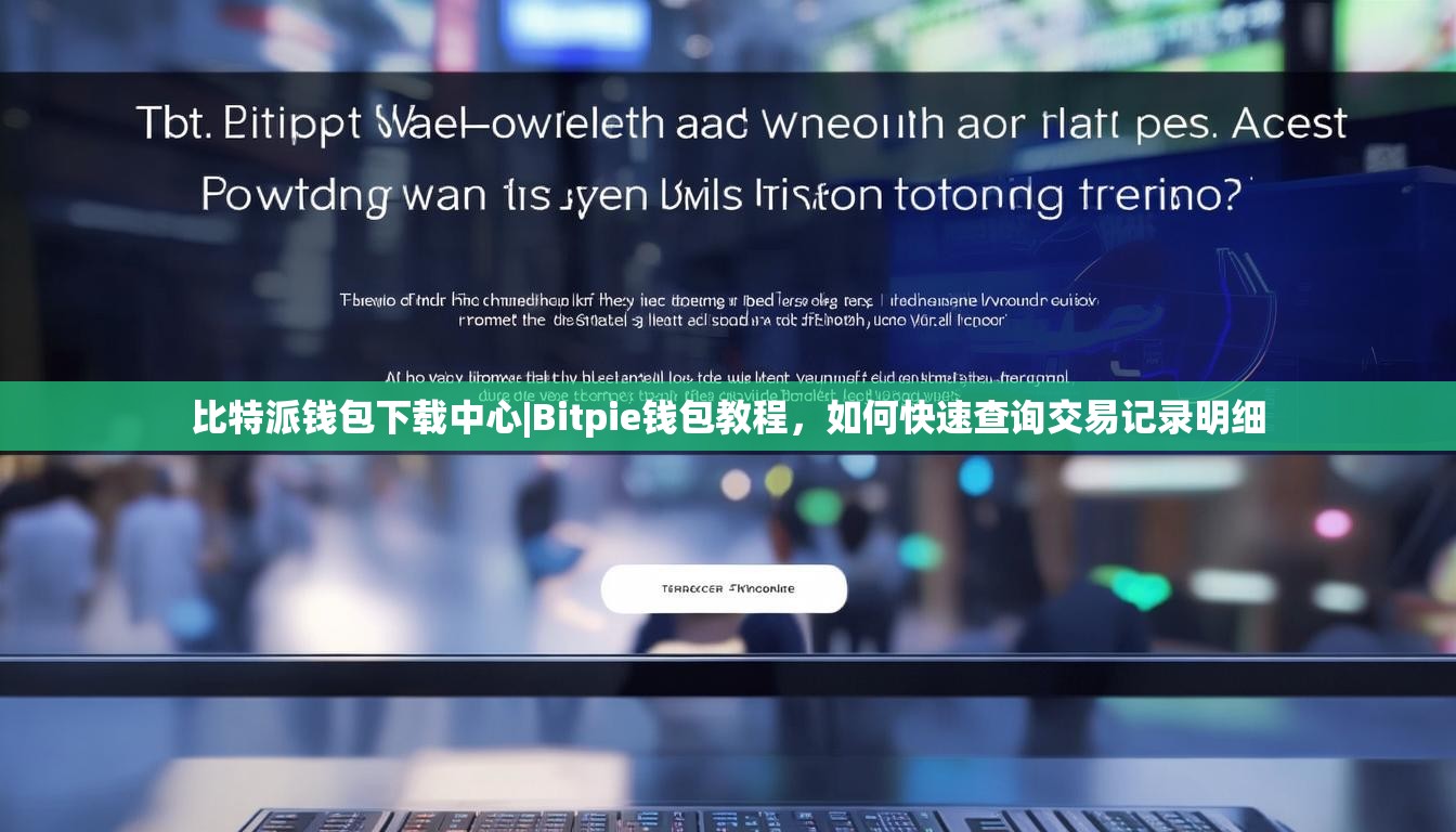 比特派钱包下载中心|Bitpie钱包教程，如何快速查询交易记录明细