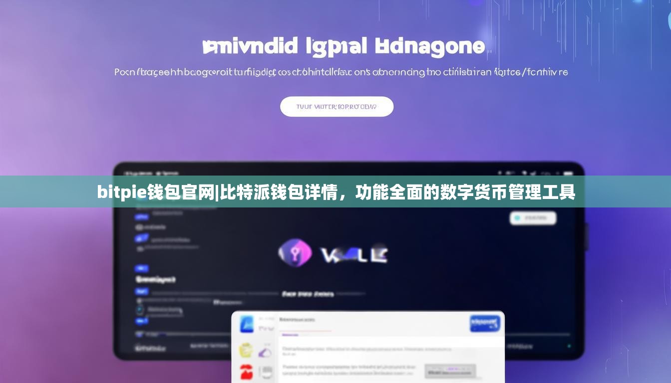 bitpie钱包官网|比特派钱包详情，功能全面的数字货币管理工具