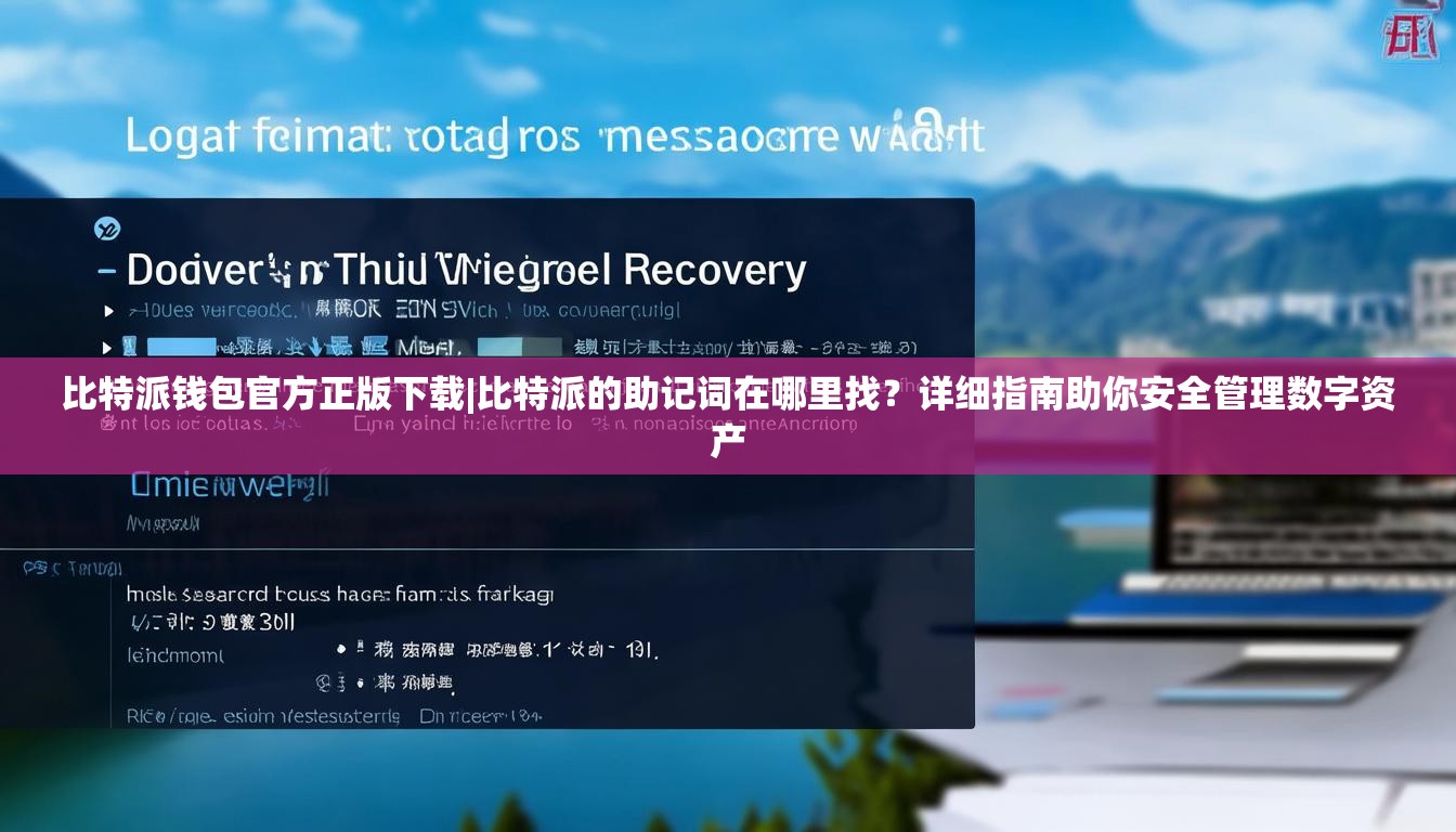 比特派钱包官方正版下载|比特派的助记词在哪里找？详细指南助你安全管理数字资产