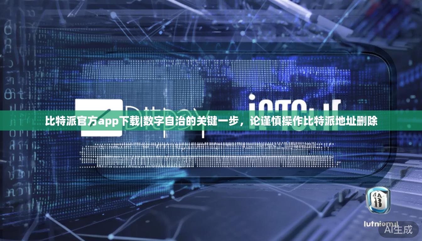 比特派官方app下载|数字自治的关键一步,论谨慎操作比特派地址删除
