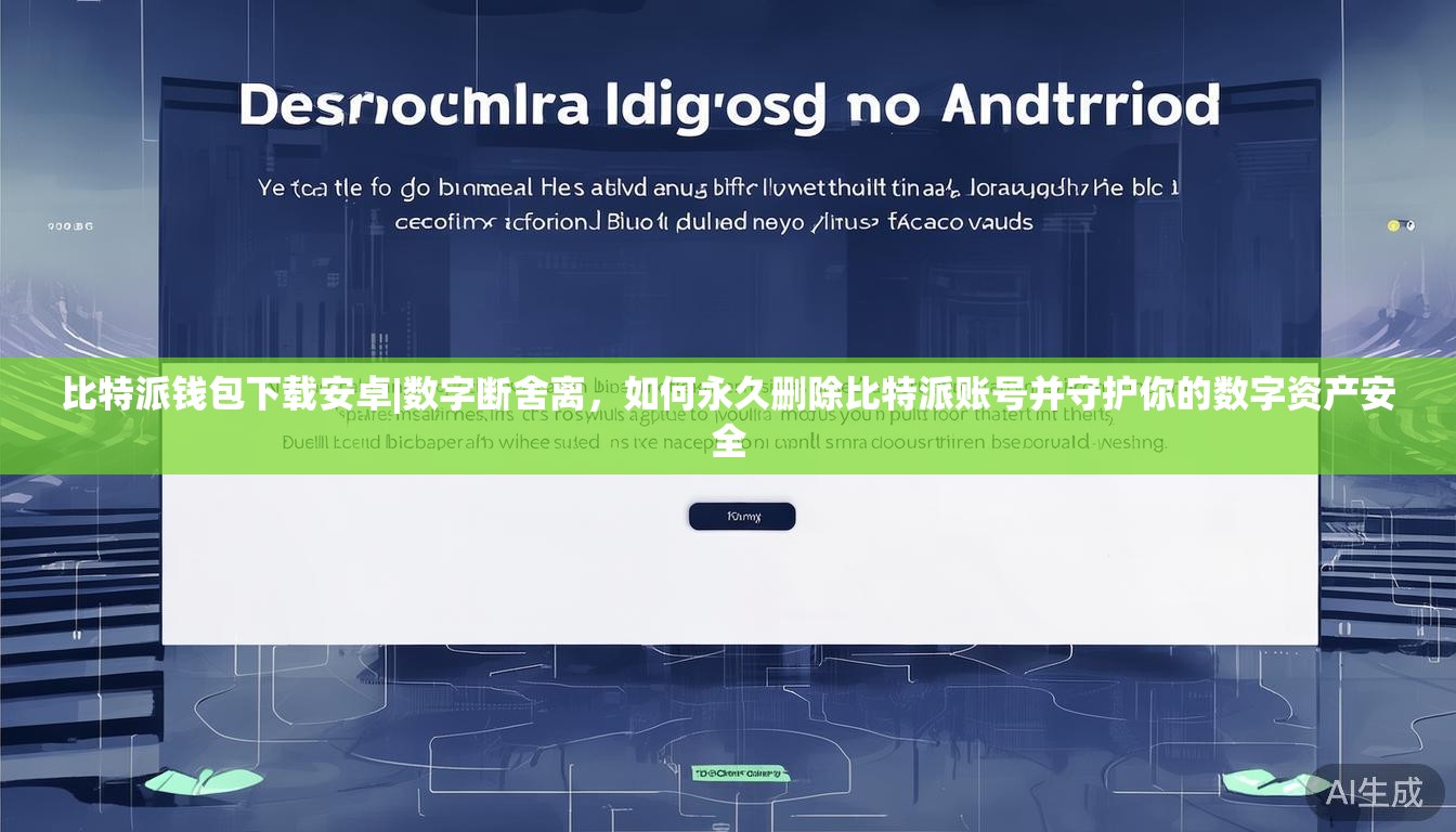 比特派钱包下载安卓|数字断舍离,如何永久删除比特派账号并守护你的数字资产安全