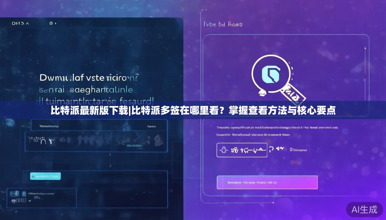 比特派最新版下载|比特派多签在哪里看？掌握查看方法与核心要点