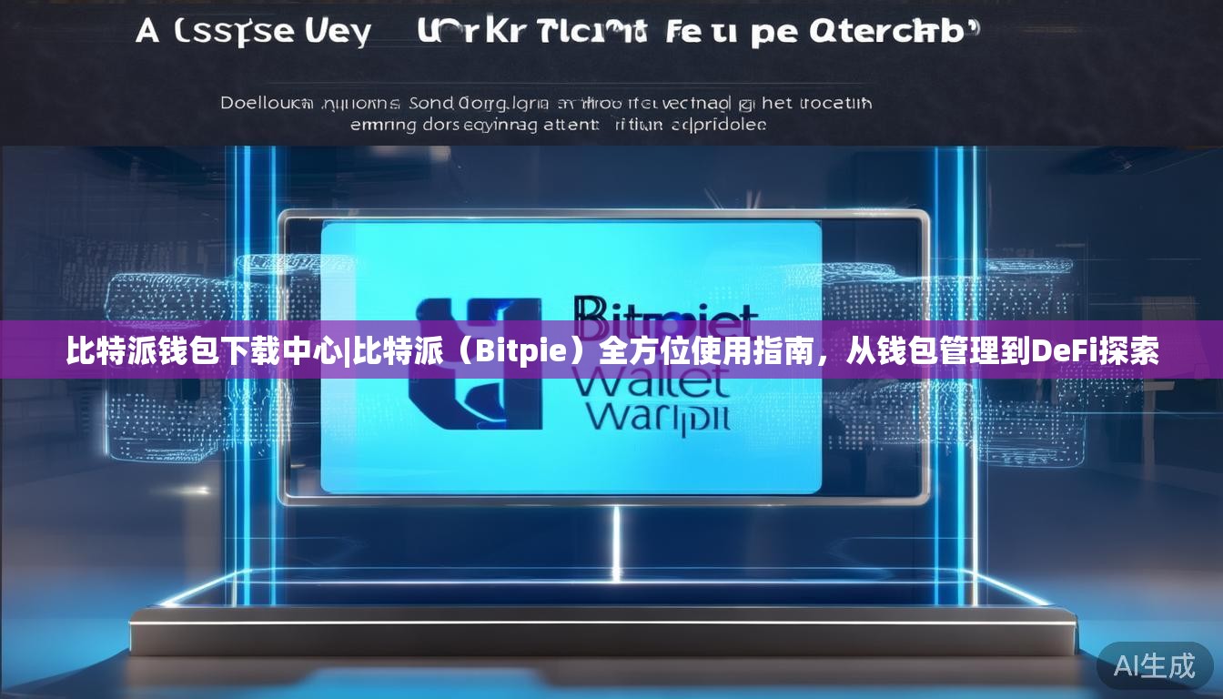 比特派钱包下载中心|比特派（Bitpie）全方位使用指南，从钱包管理到DeFi探索
