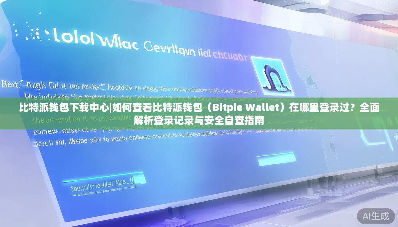 比特派钱包下载中心|如何查看比特派钱包（Bitpie Wallet）在哪里登录过？全面解析登录记录与安全自查指南