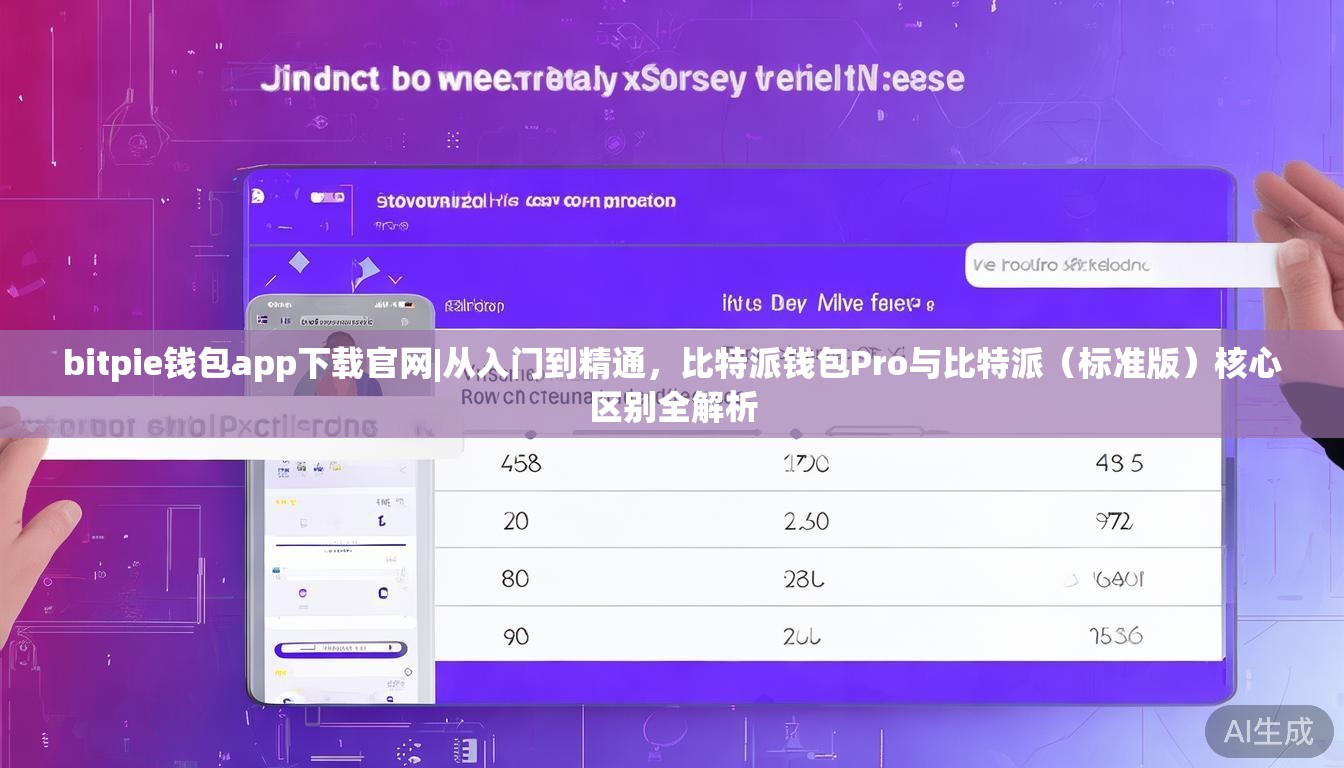 bitpie钱包app下载官网|从入门到精通，比特派钱包Pro与比特派（标准版）核心区别全解析