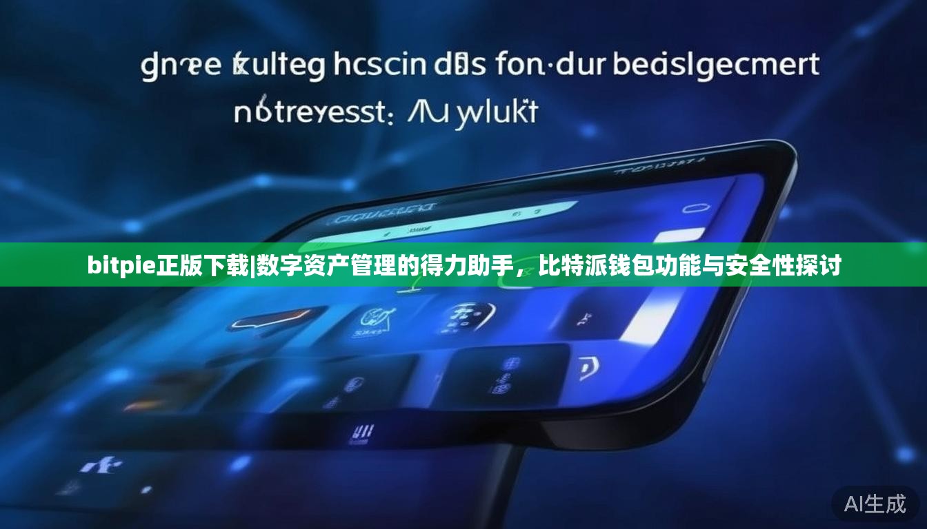 bitpie正版下载|数字资产管理的得力助手，比特派钱包功能与安全性探讨