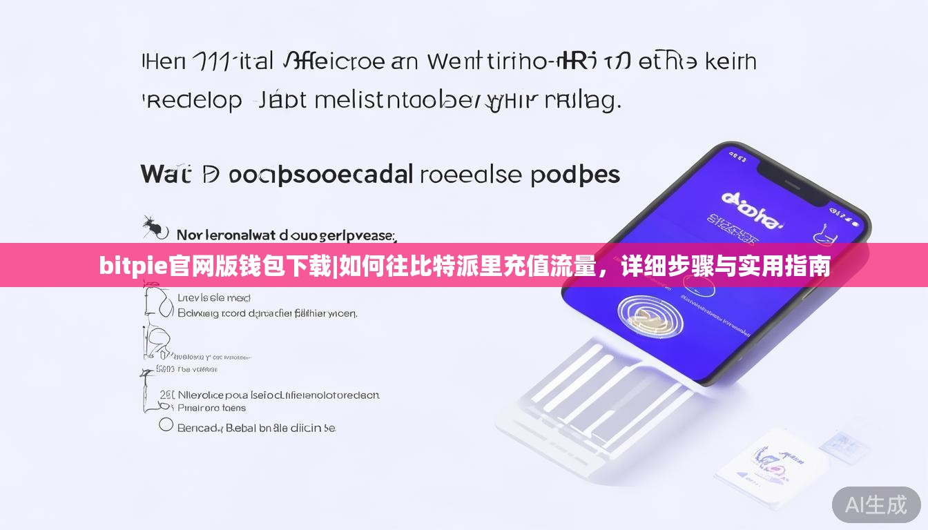 bitpie官网版钱包下载|如何往比特派里充值流量，详细步骤与实用指南