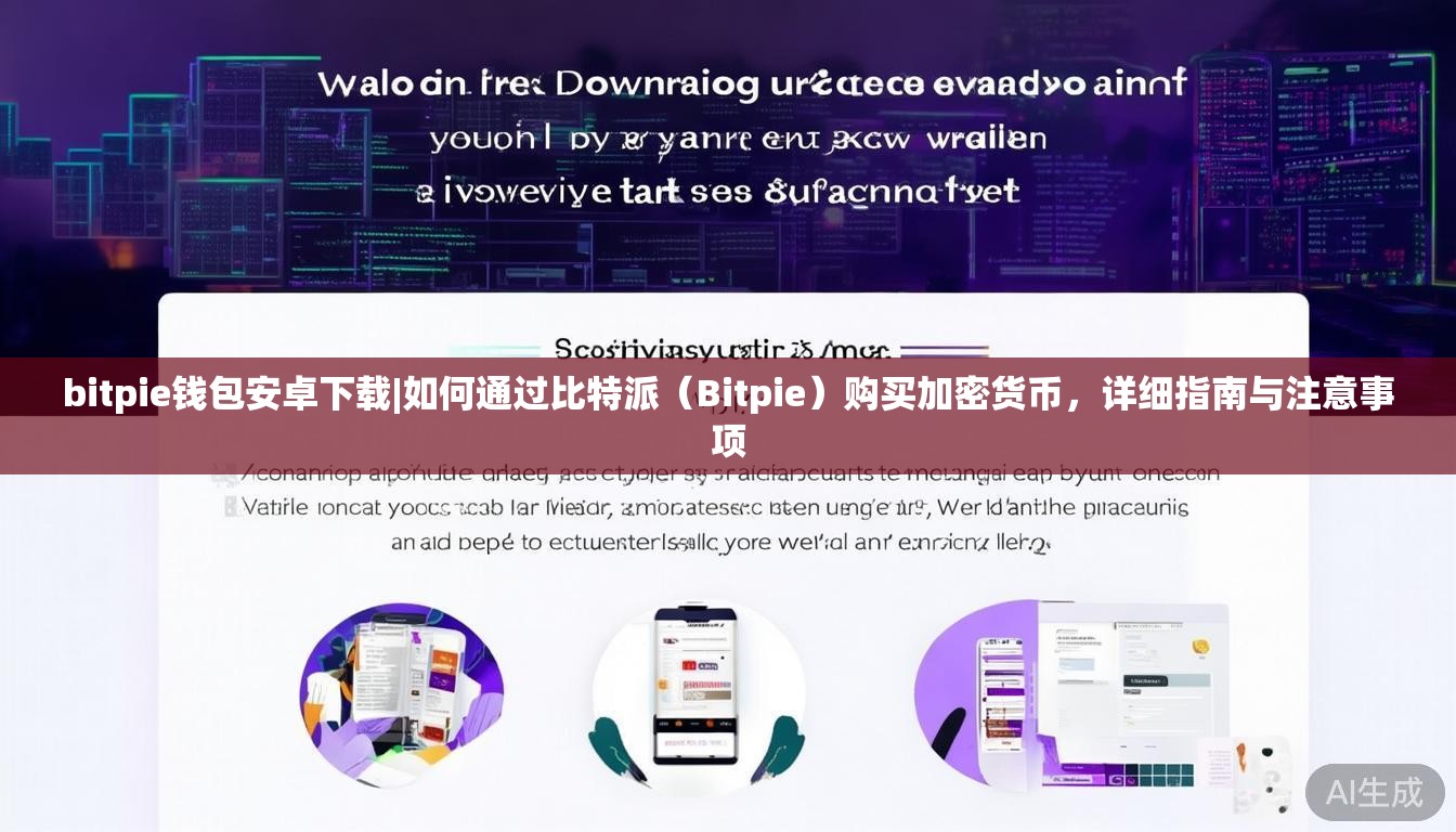bitpie钱包安卓下载|如何通过比特派（Bitpie）购买加密货币，详细指南与注意事项