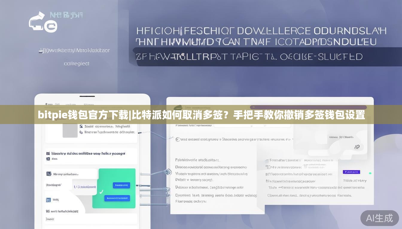 bitpie钱包官方下载|比特派如何取消多签？手把手教你撤销多签钱包设置