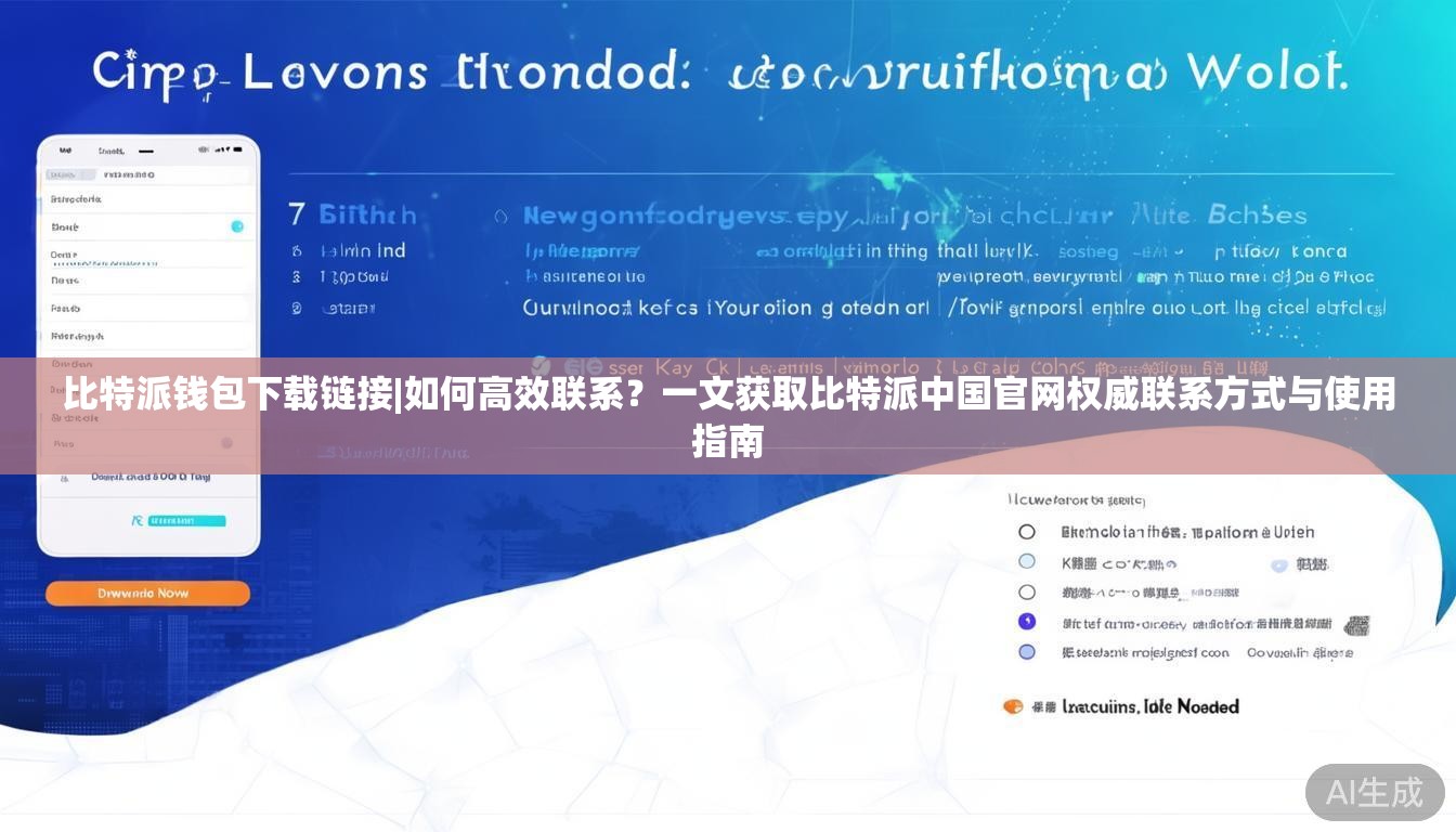 比特派钱包下载链接|如何高效联系？一文获取比特派中国官网权威联系方式与使用指南