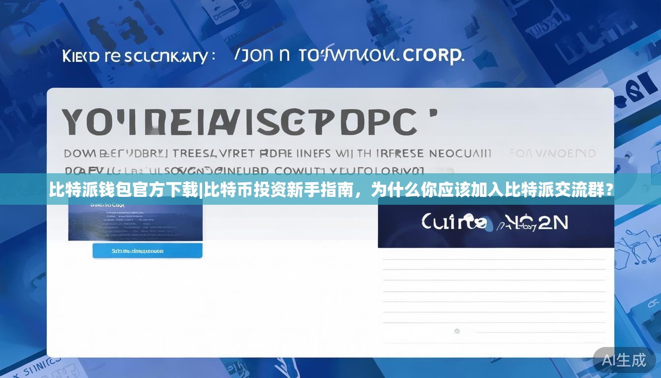 比特派钱包官方下载|比特币投资新手指南，为什么你应该加入比特派交流群？