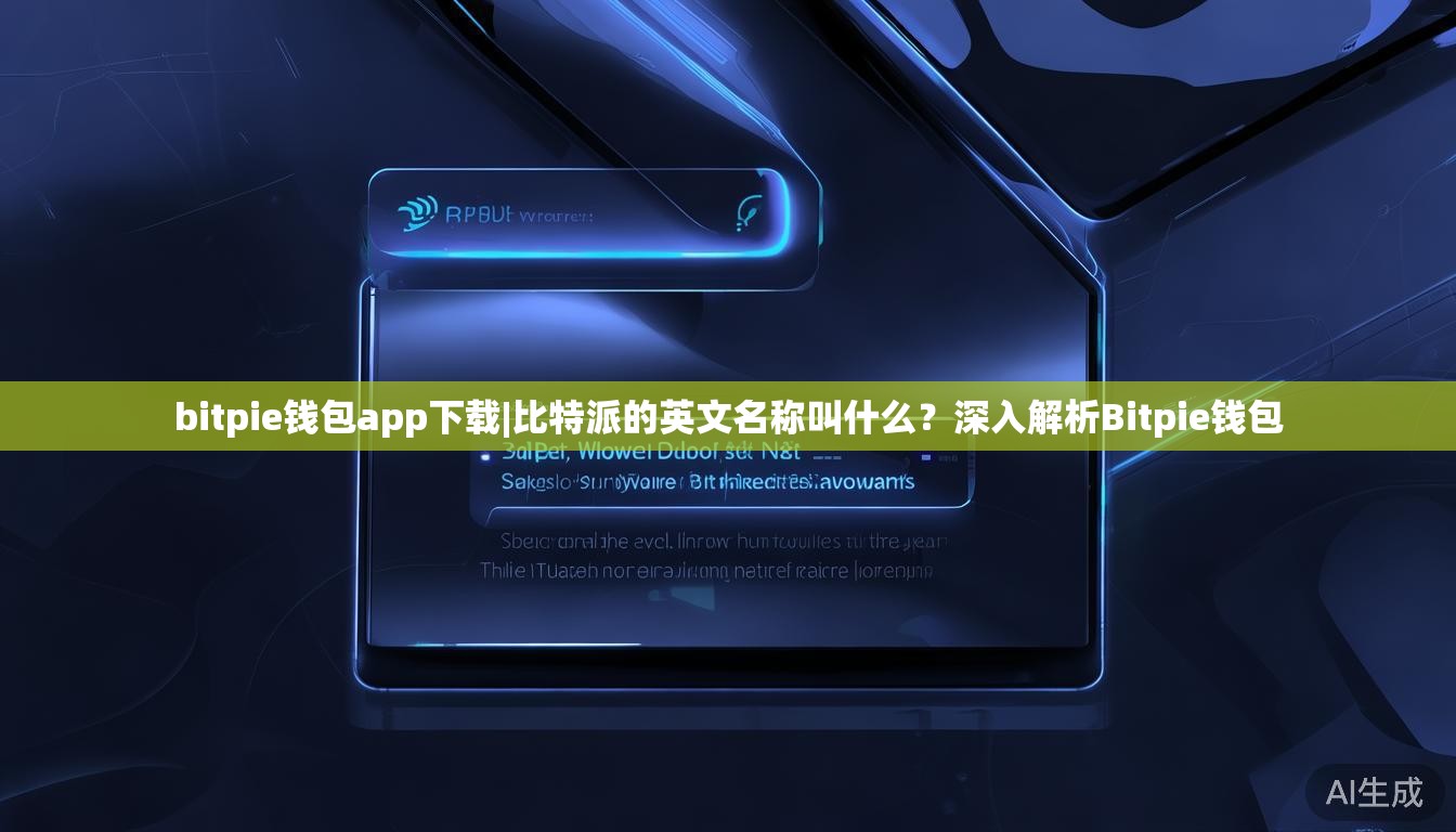 bitpie钱包app下载|比特派的英文名称叫什么？深入解析Bitpie钱包
