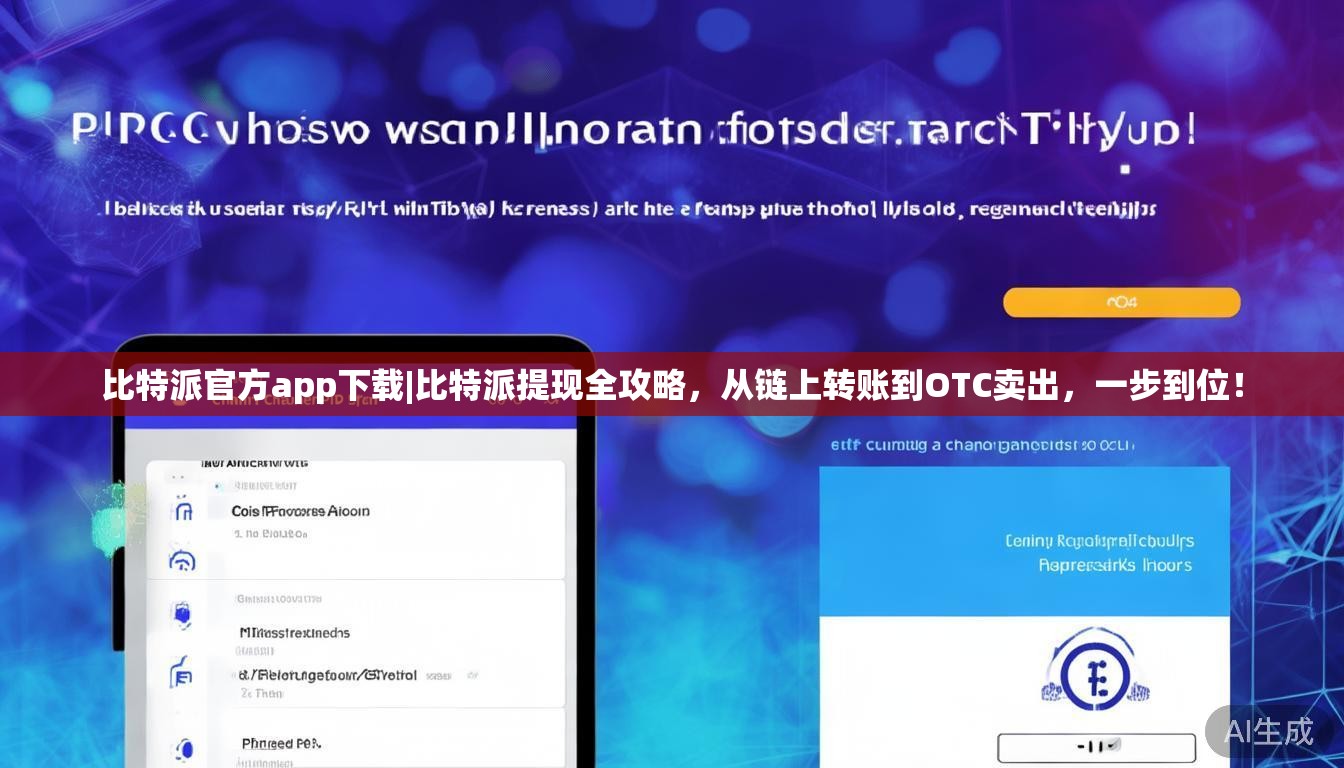 比特派官方app下载|比特派提现全攻略,从链上转账到OTC卖出,一步到位!