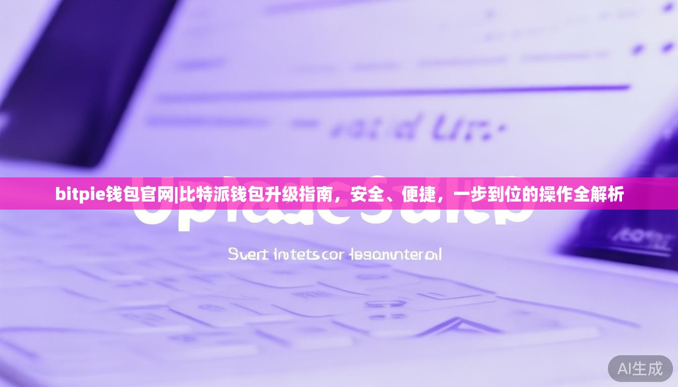 bitpie钱包官网|比特派钱包升级指南，安全、便捷，一步到位的操作全解析