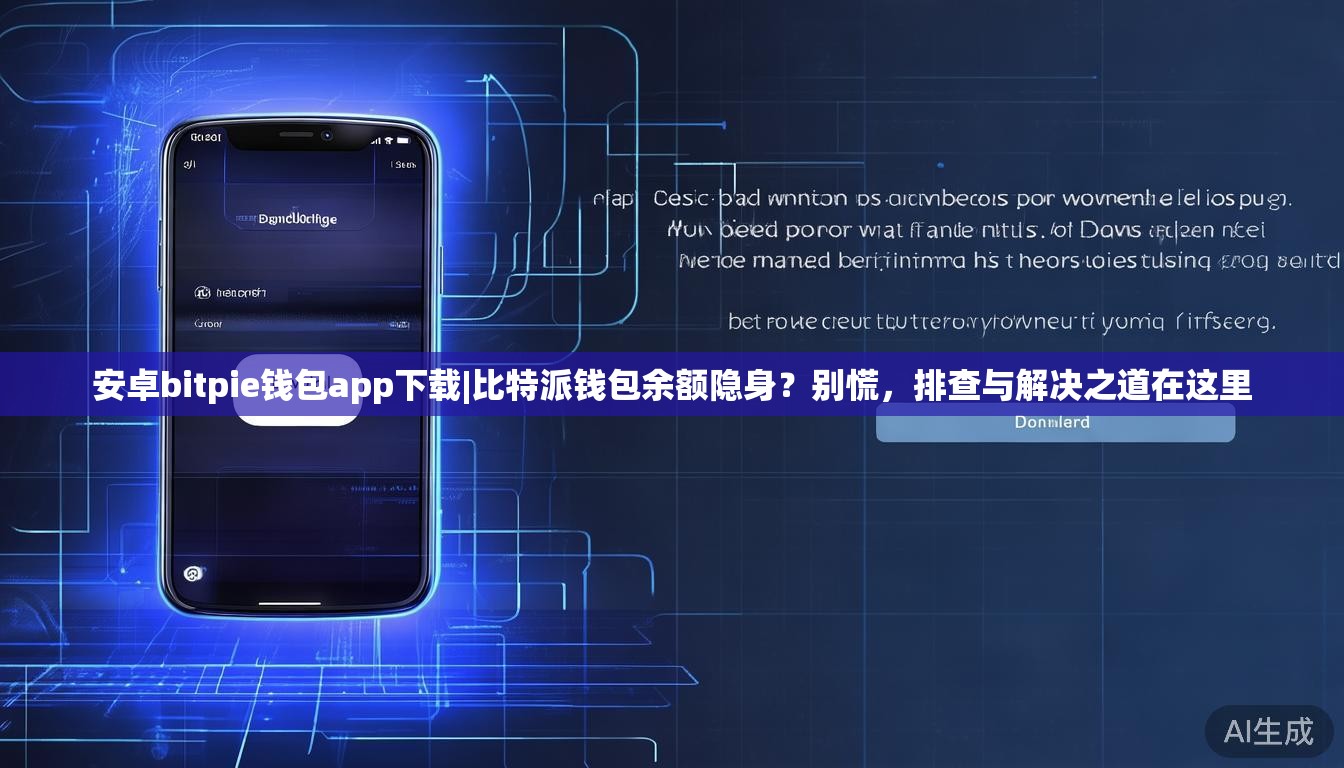 安卓bitpie钱包app下载|比特派钱包余额隐身?别慌,排查与解决之道在这里