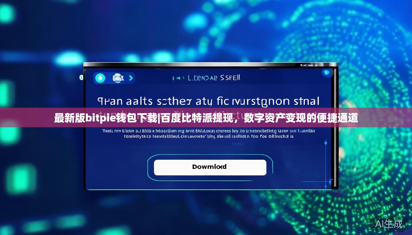 最新版bitpie钱包下载|百度比特派提现，数字资产变现的便捷通道