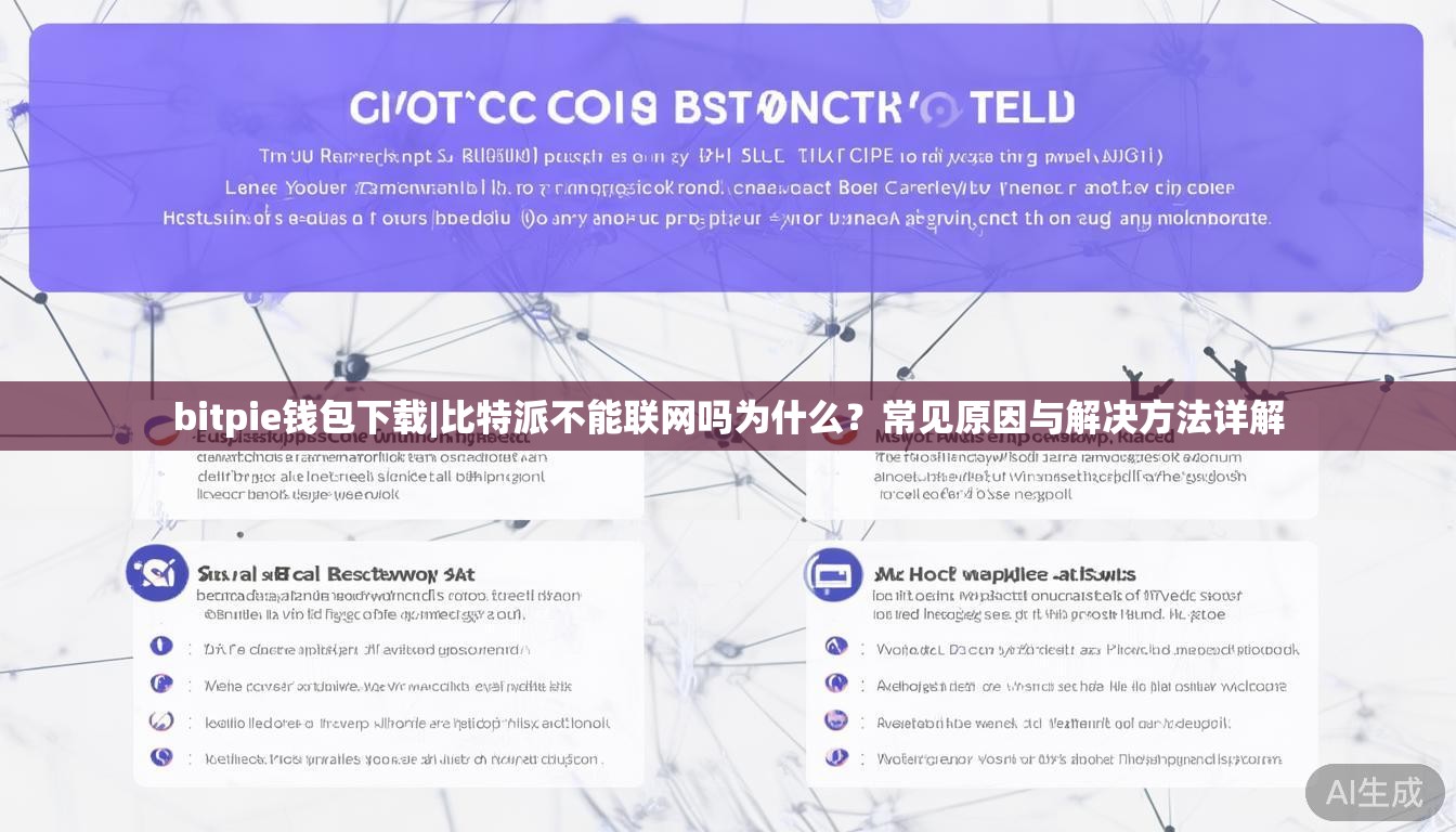 bitpie钱包下载|比特派不能联网吗为什么?常见原因与解决方法详解
