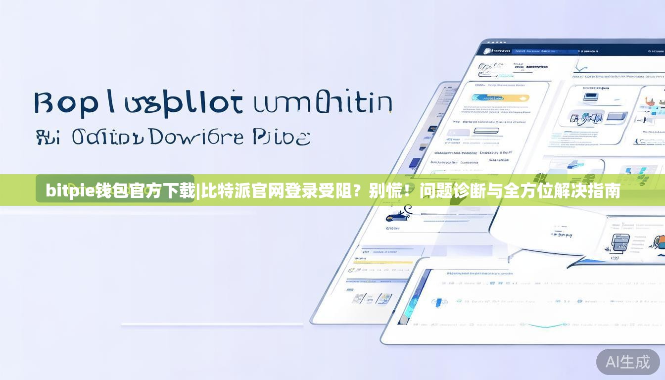 bitpie钱包官方下载|比特派官网登录受阻?别慌!问题诊断与全方位解决指南