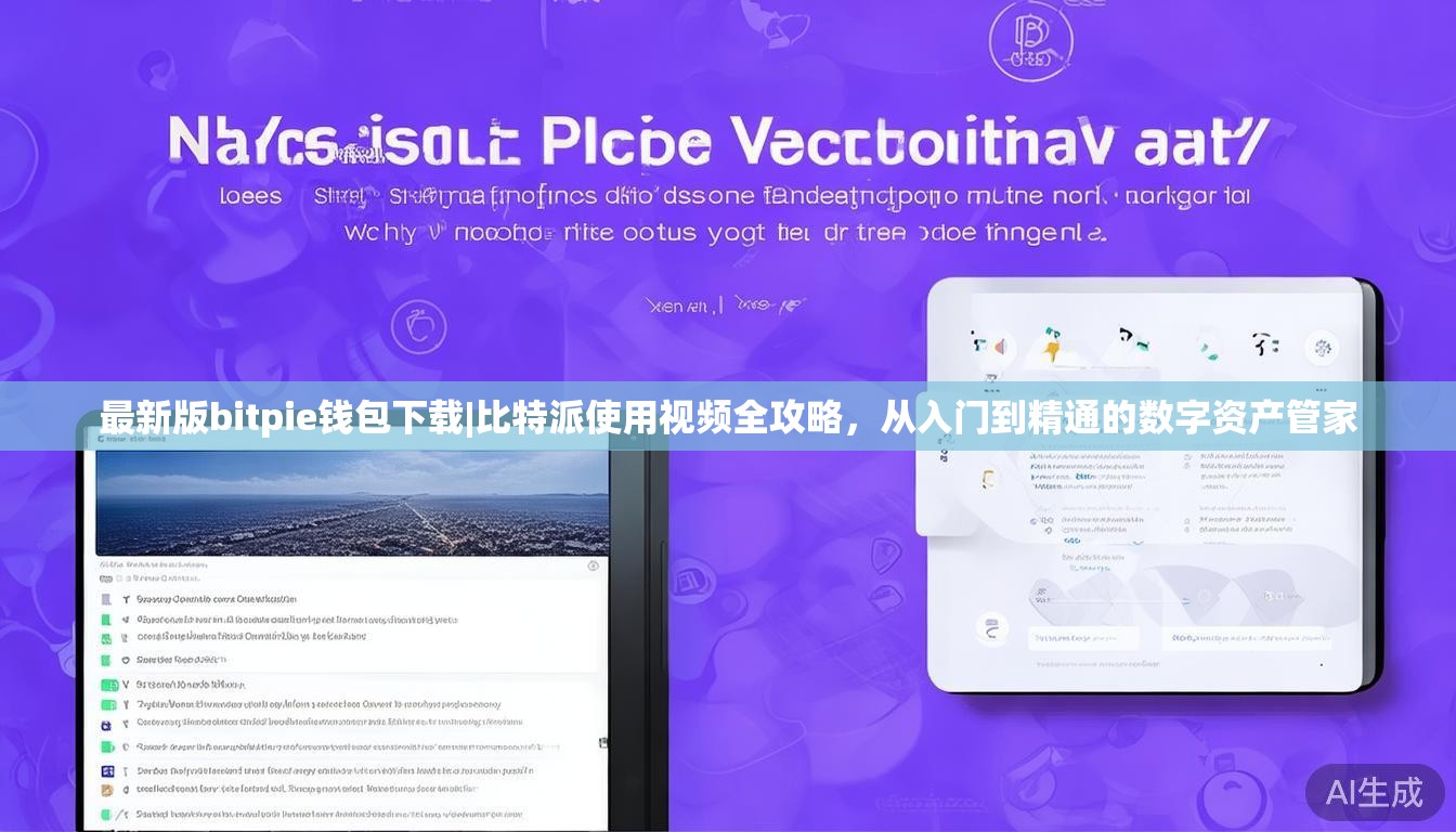 最新版bitpie钱包下载|比特派使用视频全攻略，从入门到精通的数字资产管家