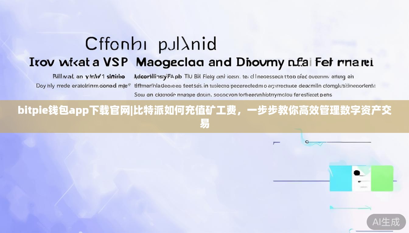 bitpie钱包app下载官网|比特派如何充值矿工费,一步步教你高效管理数字资产交易