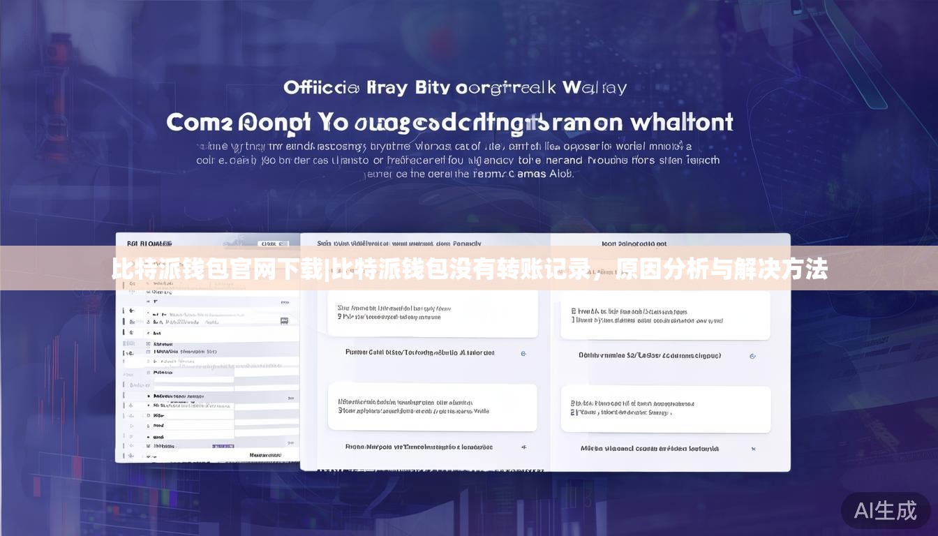比特派钱包官网下载|比特派钱包没有转账记录,原因分析与解决方法
