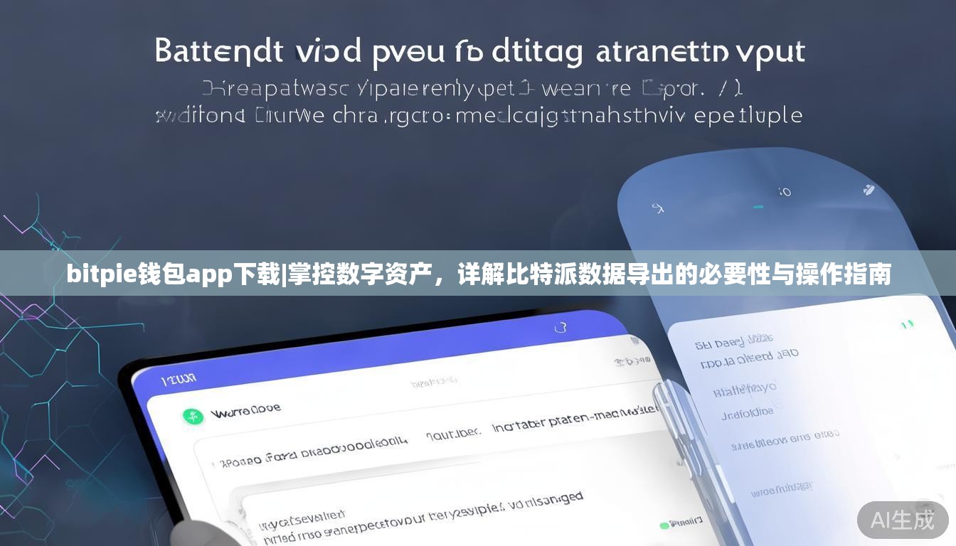 bitpie钱包app下载|掌控数字资产,详解比特派数据导出的必要性与操作指南