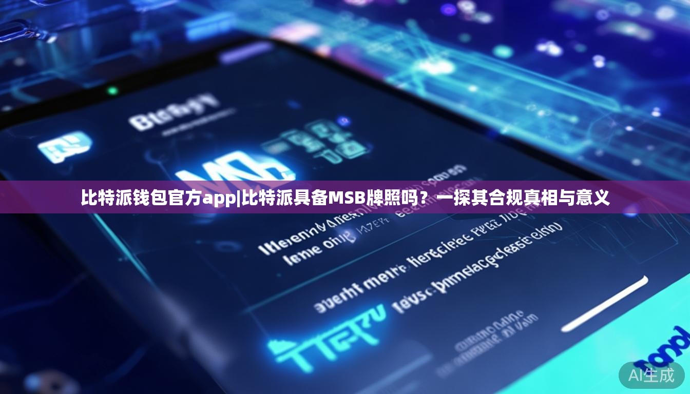 比特派钱包官方app|比特派具备MSB牌照吗?一探其合规真相与意义
