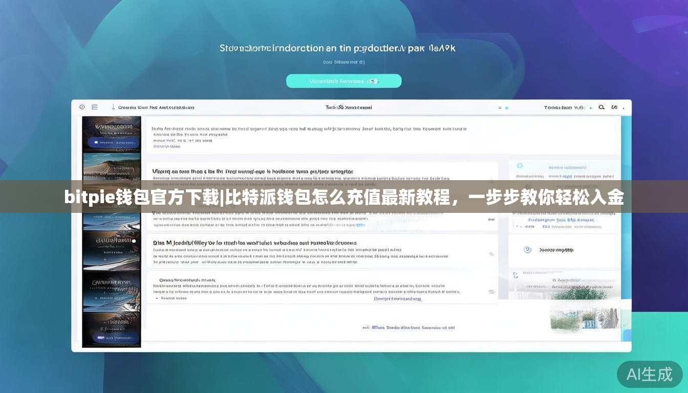bitpie钱包官方下载|比特派钱包怎么充值最新教程,一步步教你轻松入金