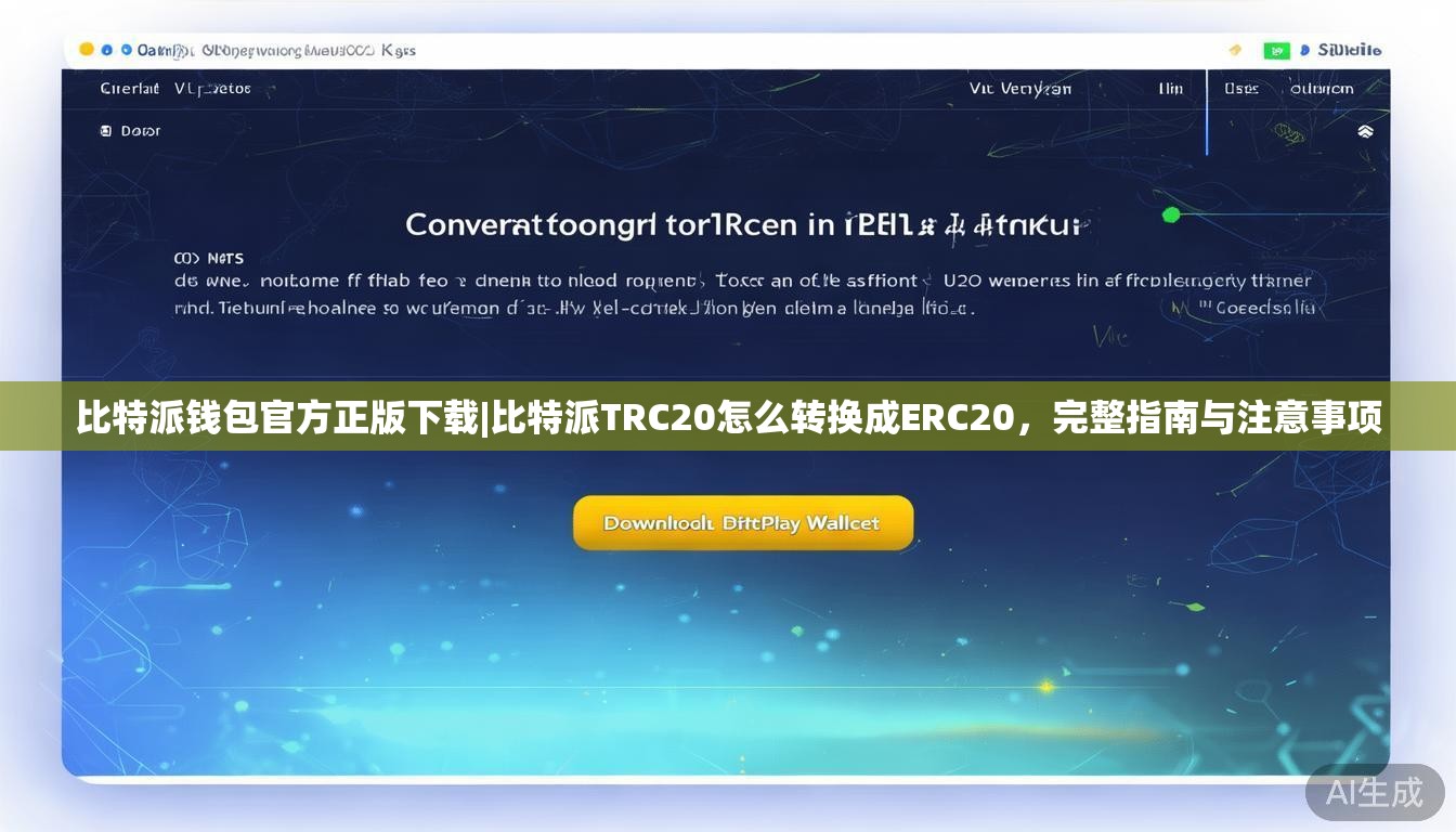比特派钱包官方正版下载|比特派TRC20怎么转换成ERC20,完整指南与注意事项