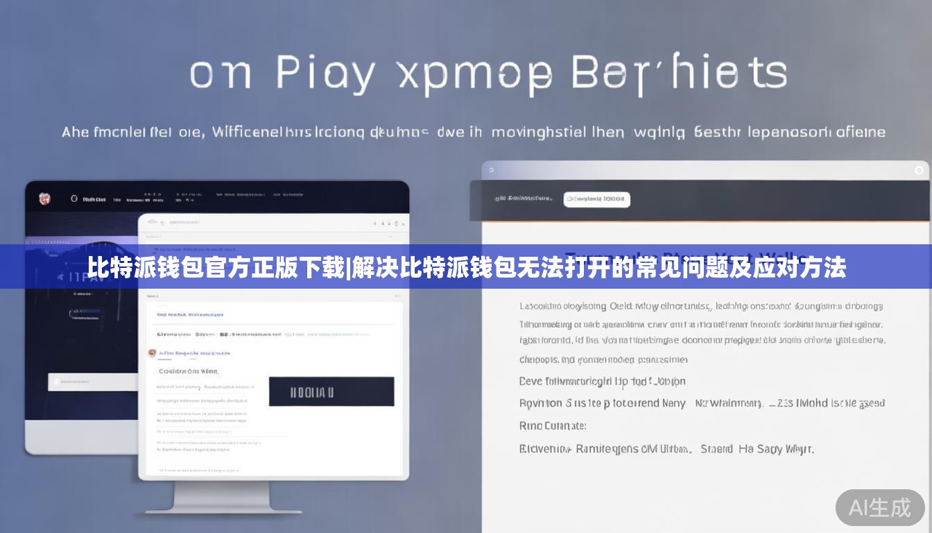 比特派钱包官方正版下载|解决比特派钱包无法打开的常见问题及应对方法