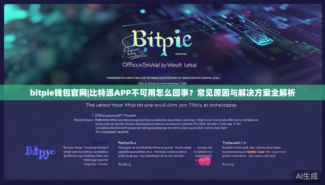 bitpie钱包官网|比特派APP不可用怎么回事？常见原因与解决方案全解析