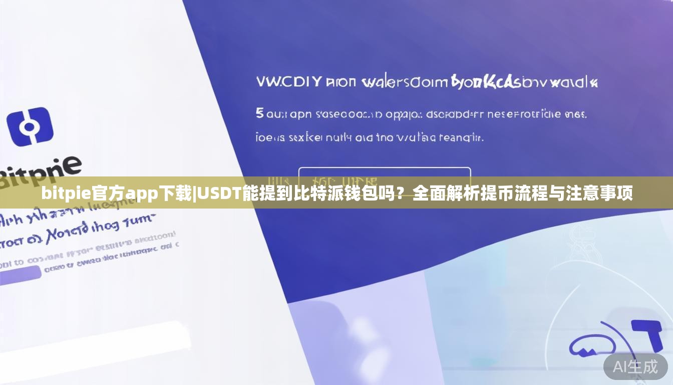 bitpie官方app下载|USDT能提到比特派钱包吗?全面解析提币流程与注意事项