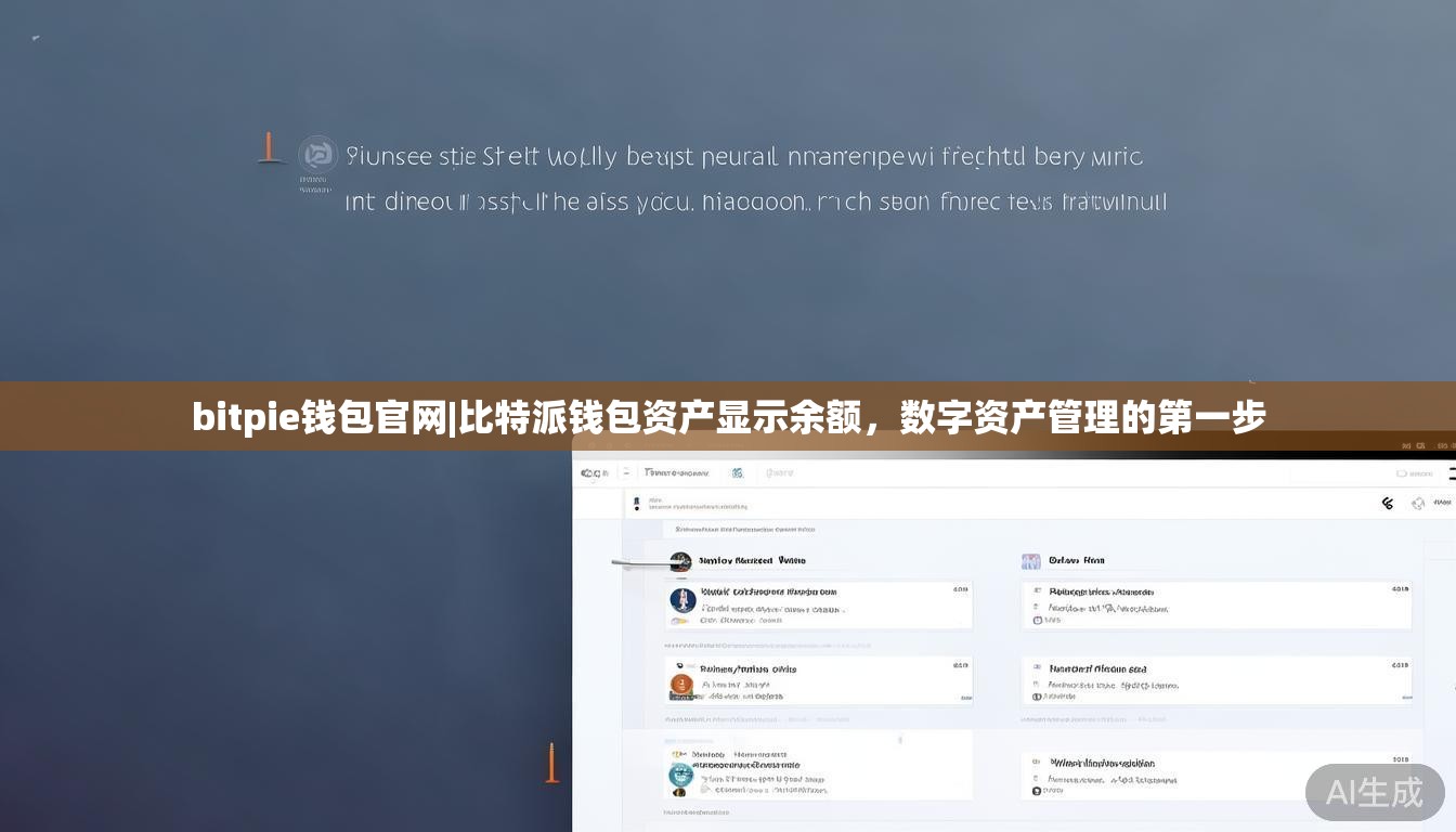 bitpie钱包官网|比特派钱包资产显示余额,数字资产管理的第一步
