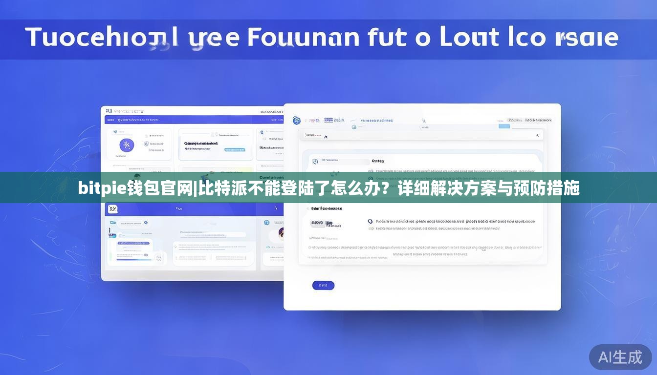 bitpie钱包官网|比特派不能登陆了怎么办?详细解决方案与预防措施