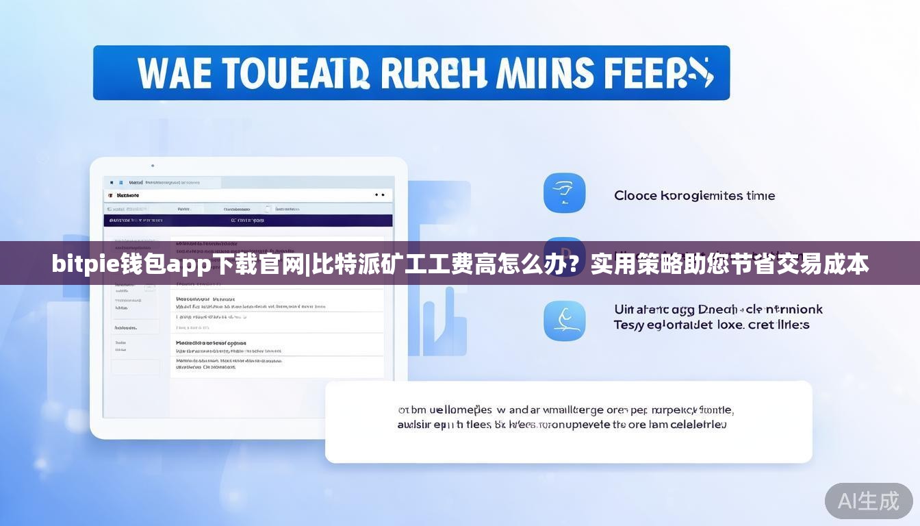 bitpie钱包app下载官网|比特派矿工工费高怎么办?实用策略助您节省交易成本
