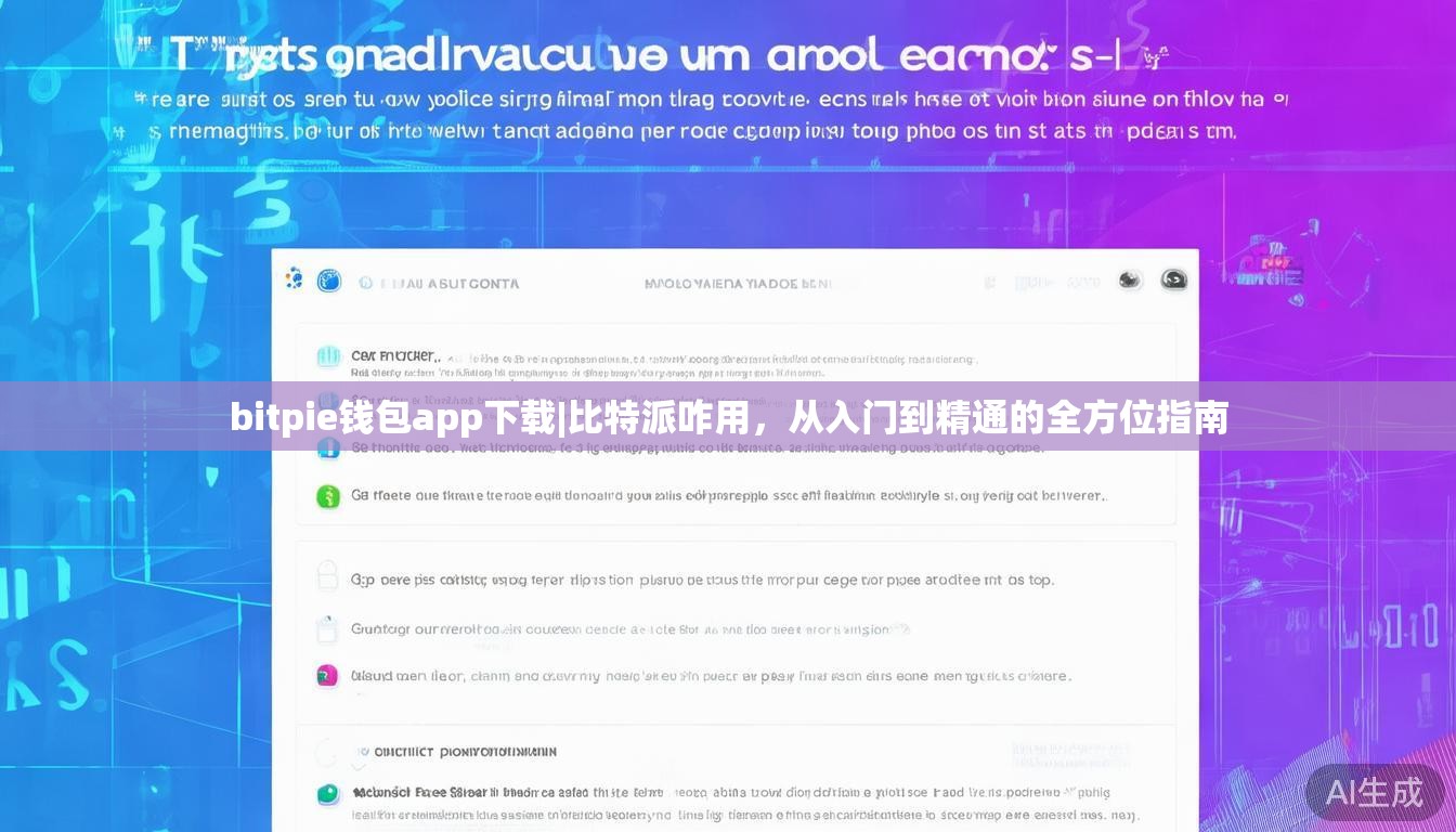 bitpie钱包app下载|比特派咋用,从入门到精通的全方位指南