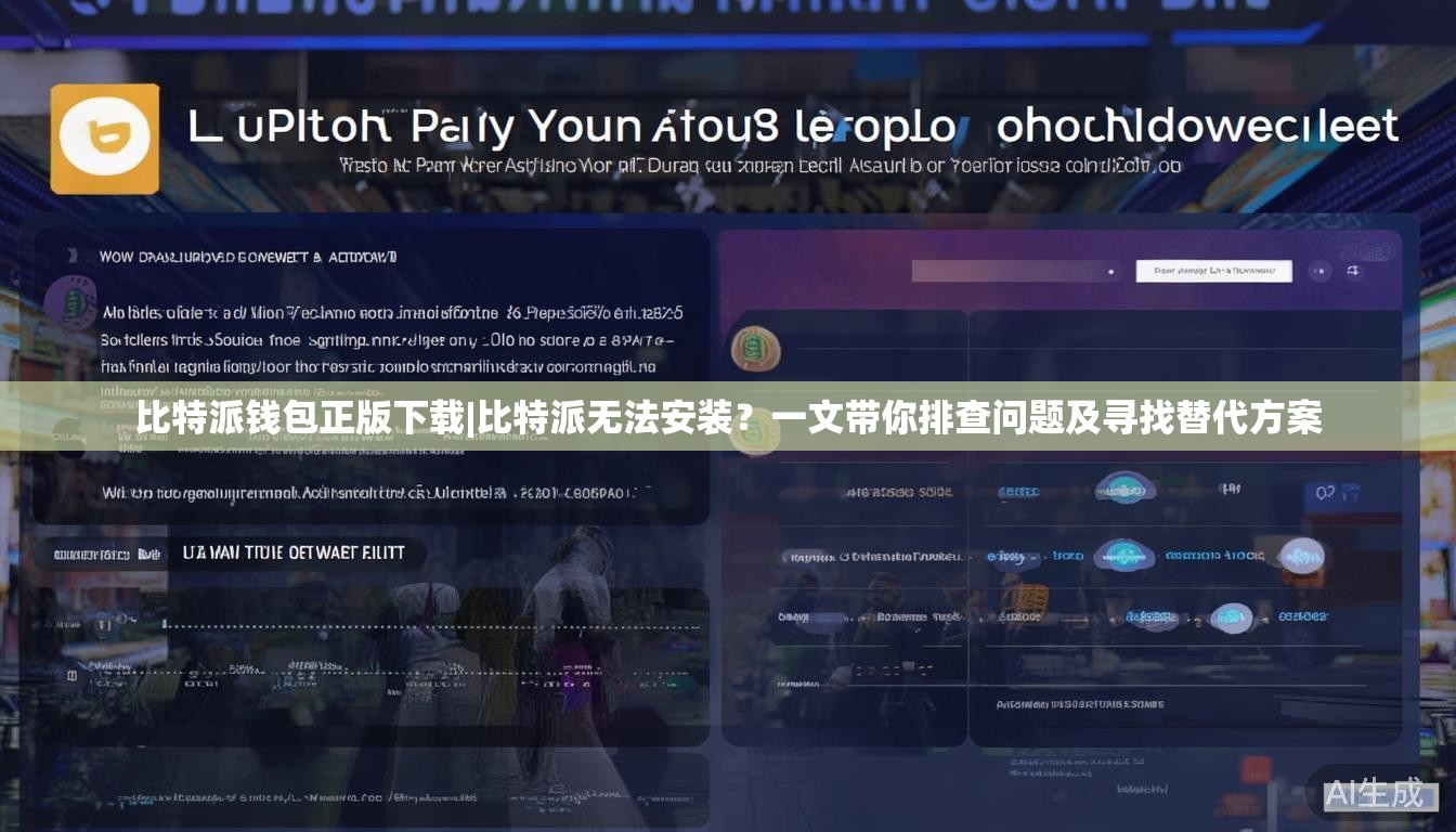 比特派钱包正版下载|比特派无法安装?一文带你排查问题及寻找替代方案