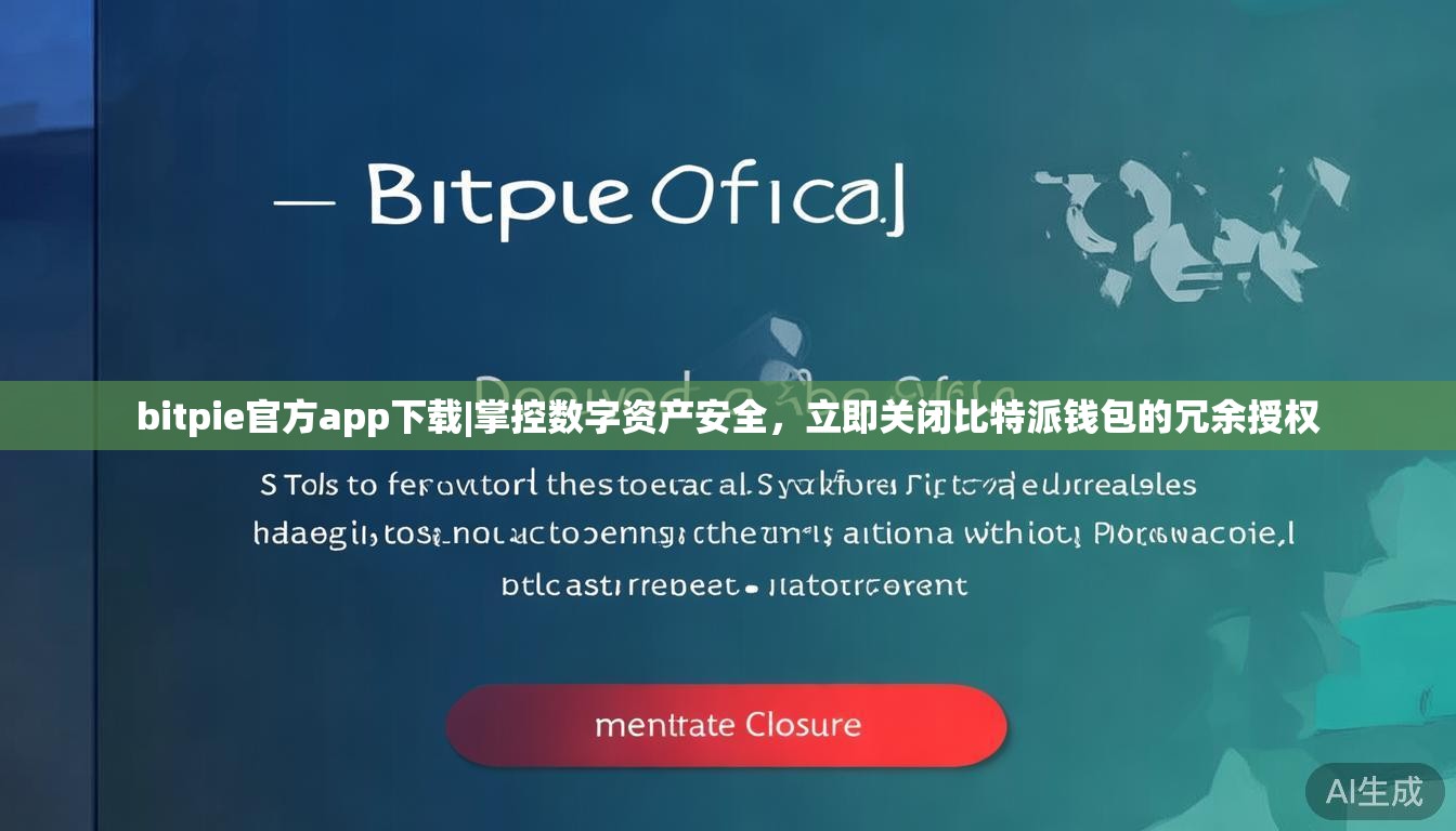 bitpie官方app下载|掌控数字资产安全,立即关闭比特派钱包的冗余授权