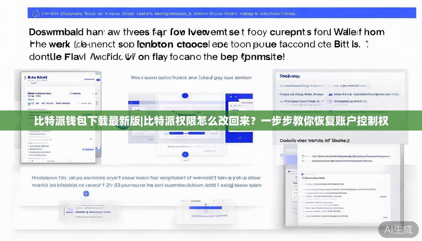 比特派钱包下载最新版|比特派权限怎么改回来?一步步教你恢复账户控制权