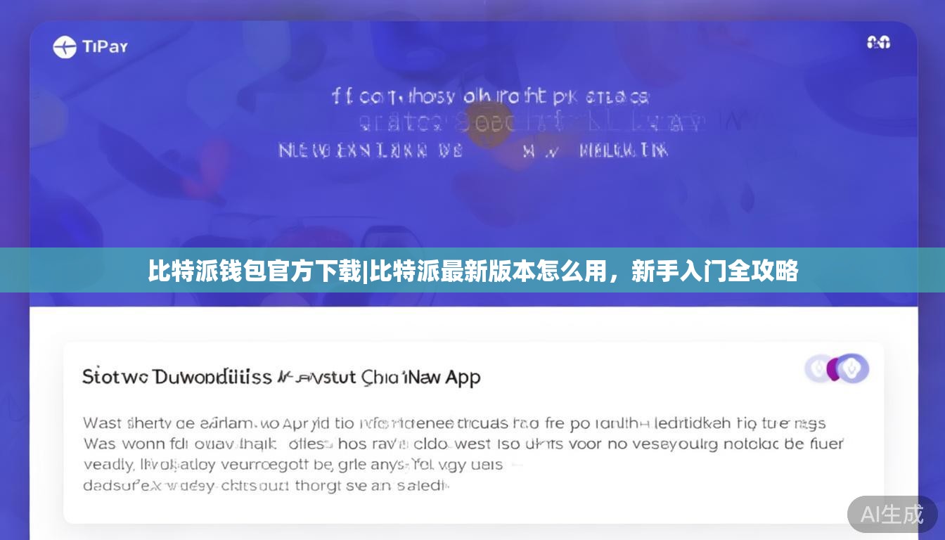 比特派钱包官方下载|比特派最新版本怎么用，新手入门全攻略