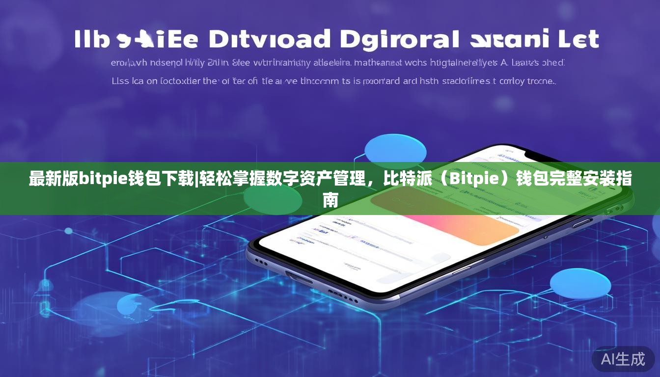 最新版bitpie钱包下载|轻松掌握数字资产管理，比特派（Bitpie）钱包完整安装指南
