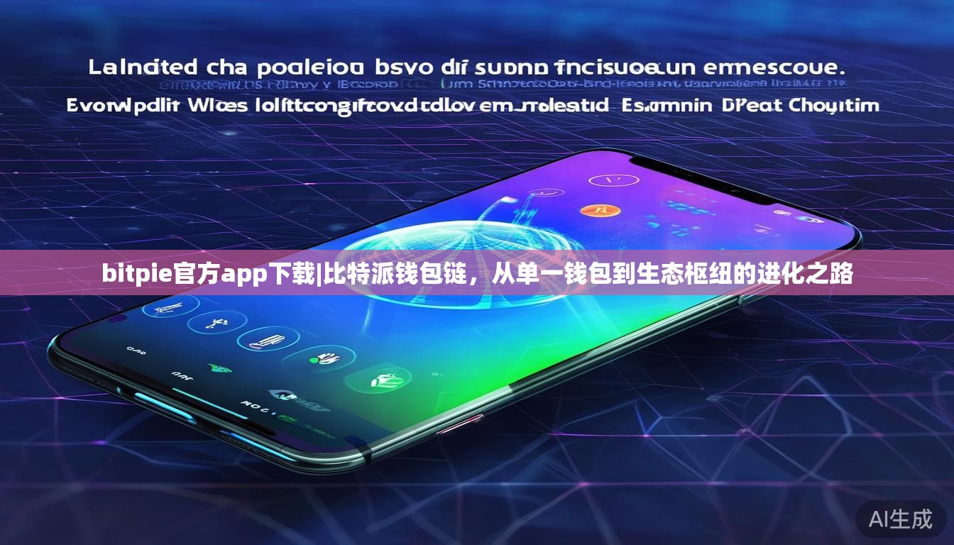 bitpie官方app下载|比特派钱包链,从单一钱包到生态枢纽的进化之路