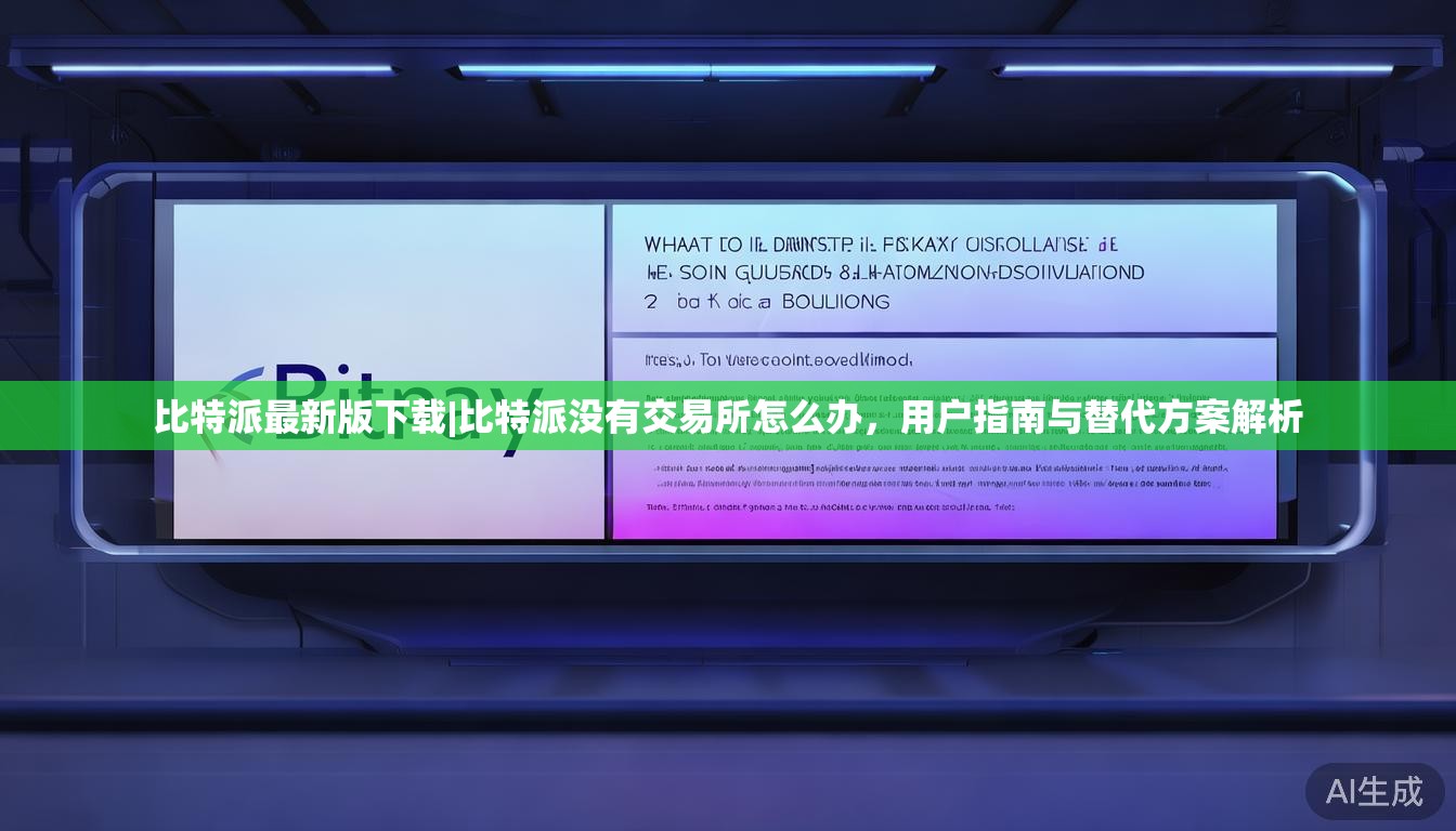 比特派最新版下载|比特派没有交易所怎么办,用户指南与替代方案解析