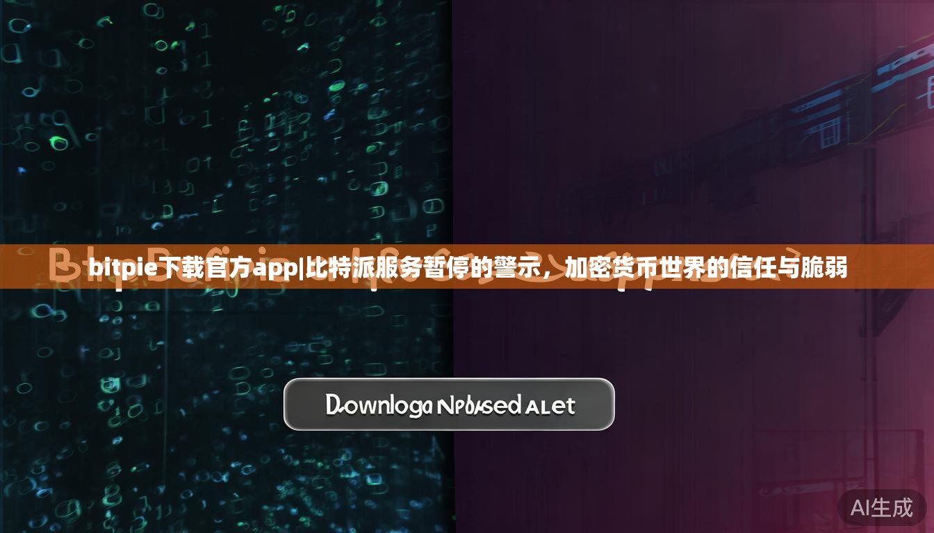 bitpie下载官方app|比特派服务暂停的警示,加密货币世界的信任与脆弱