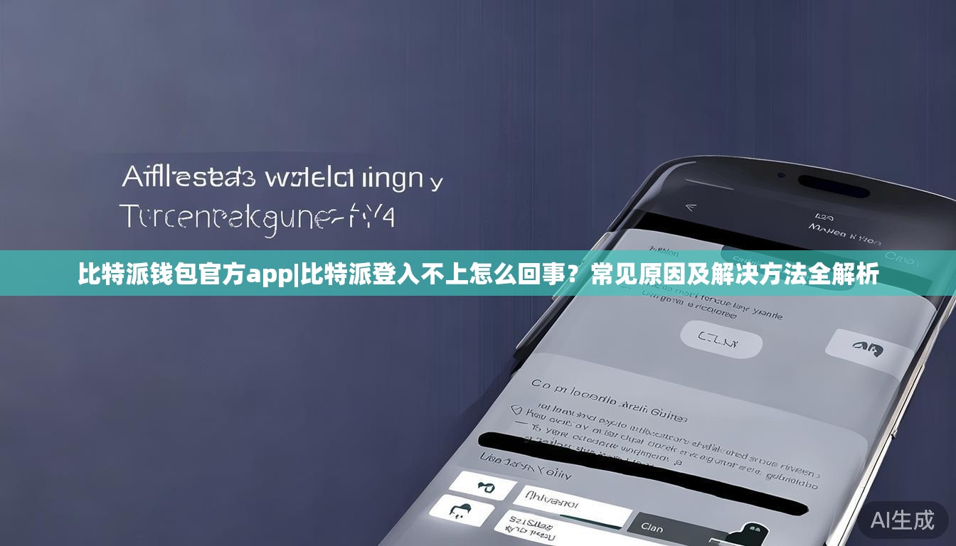 比特派钱包官方app|比特派登入不上怎么回事?常见原因及解决方法全解析